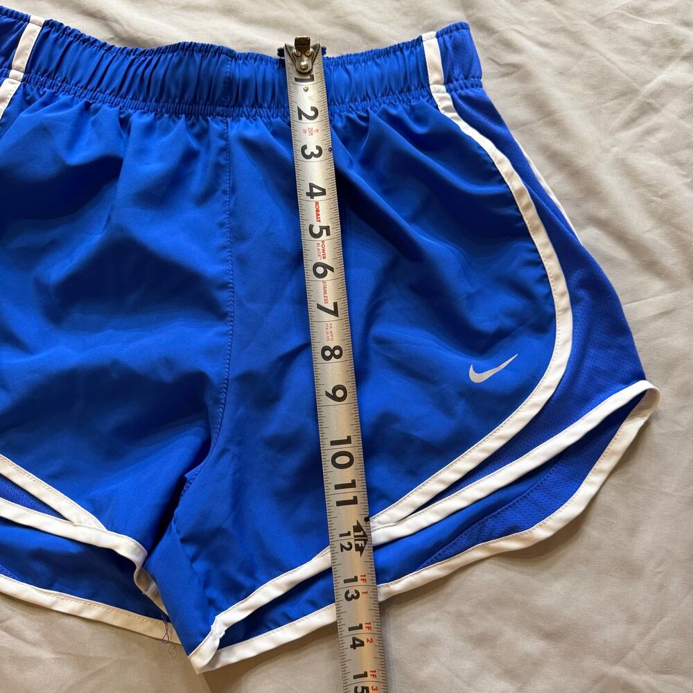 Nike Dri-FIT Running Shorts Women's Small Blue Lined Athletic Shorts - Picture 6 of 9
